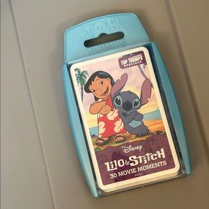 Top Trumps Disney Lilo & Stitch Card Game with Blue Case